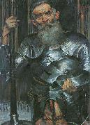 Lovis Corinth Alter Mann in Ritterrustung oil painting artist